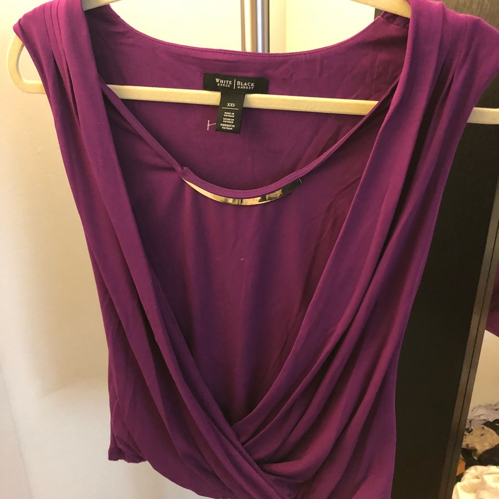 Blouse in purple